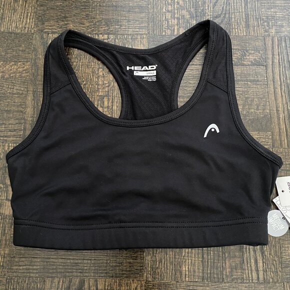BNWT Head Medium-Impact Sports Bra - S, black - Picture 1 of 8